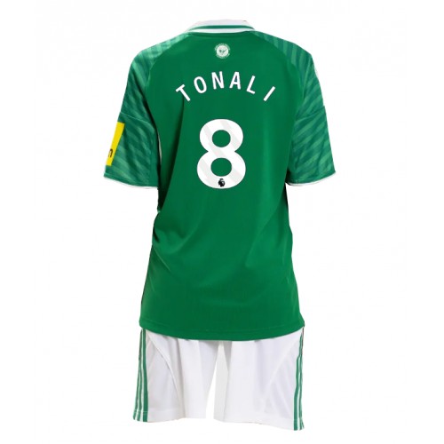 Newcastle United Sandro Tonali #8 Replica Away Stadium Kit for Kids 2025-26 Short Sleeve (+ pants) Newcastle United Sandro Tonali #8 Replica Away Stadium Kit for Kids 2025-26 Short Sleeve (+ pants)